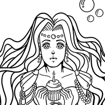 Kawaii Mermaids Boyama Oyunu - Ücretsiz Oyna