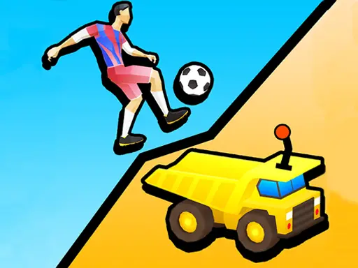 Kick and Ride – Kostenloses Physik-Puzzlespiel online spielen