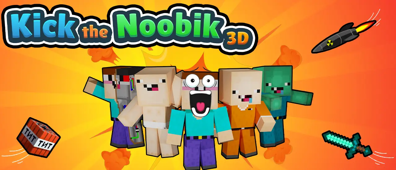 Kick the Noobik 3D 無料で遊べるストレス解消ゲーム