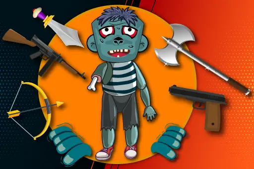 Kick The Zombie - Ücretsiz Çılgın Zombi Oyunları Oyna