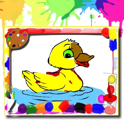 Kids Coloring Book - Free Online Coloring Game for Kids
