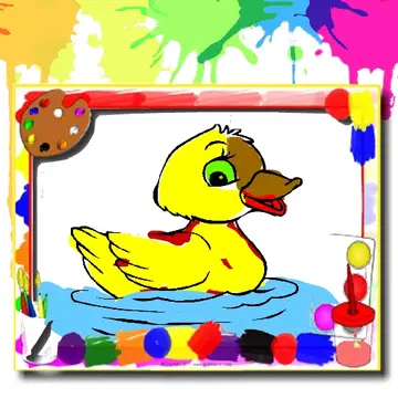 Kids Coloring Book - Free Online Coloring Game for Kids