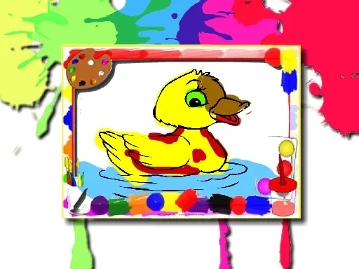 Kids Coloring Book - Free Online Coloring Game for Kids