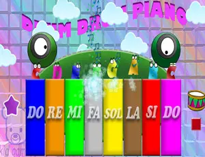 Kids Drum Drum Piano – Lernspiel für Kinder zum Musizieren & Spielen