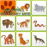 Kids Memory Wild Animals - Jogo de Memória Infantil Gratuito