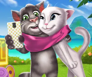 Kittens Selfie Time - Ücretsiz Oyna, Kedi Oyunları