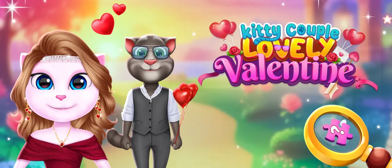Kitty Couple Lovely Valentine - Oyna ve Aşk Dolu Eğlence