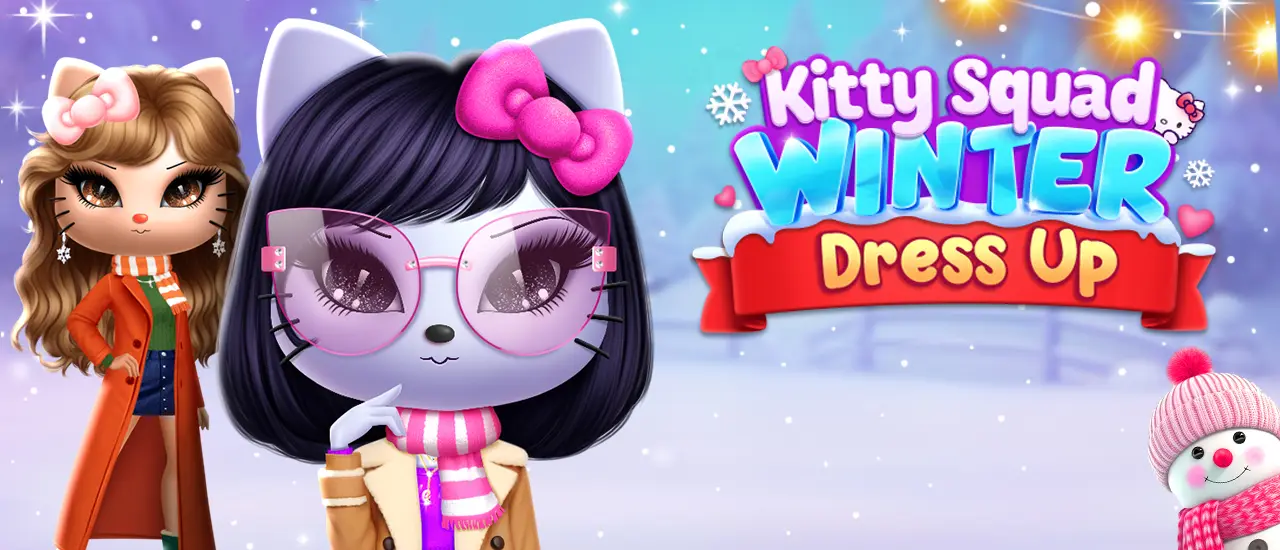Kitty Squad Winter Dress Up - Juego de vestir para jugar gratis