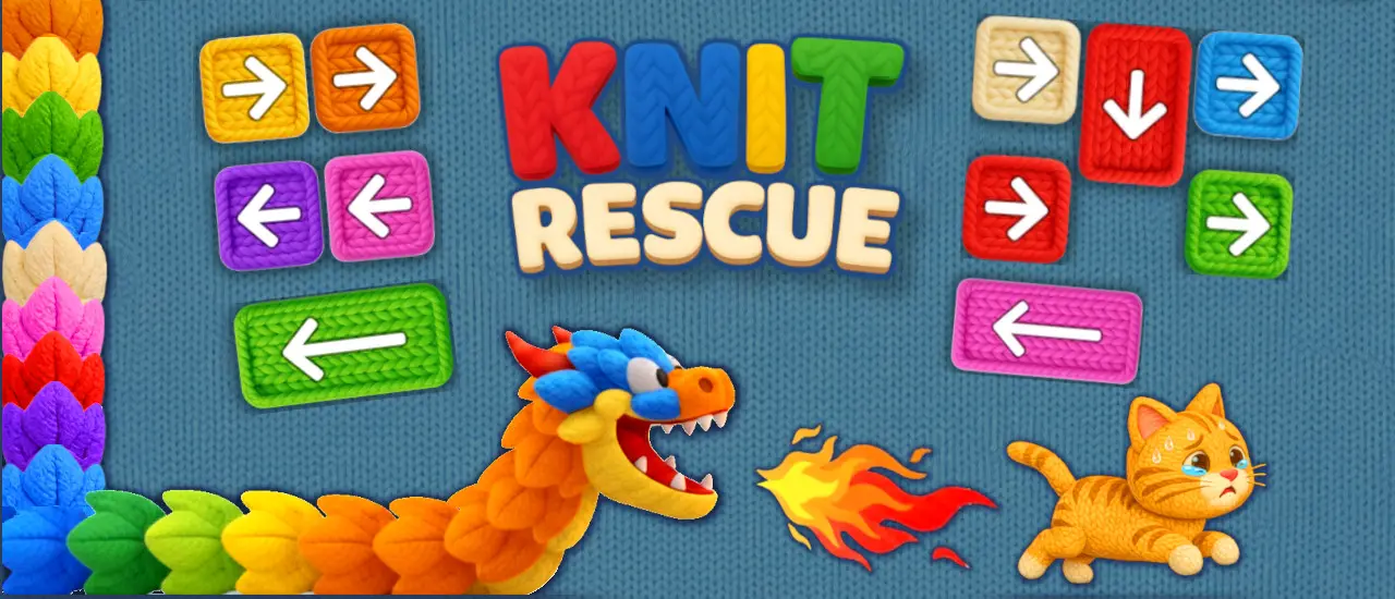 Knit Rescue : jeu de puzzle en ligne gratuit