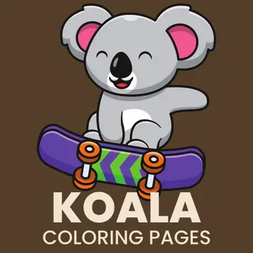 Páginas para Colorir de Coala - Jogue e Crie Arte Online Grátis