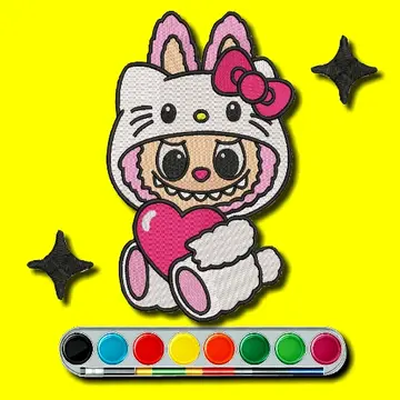 Labubu Coloring Adventure – Malspiel für Kinder & Spaß spielen
