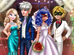 Ladybug Wedding Royal Guests - Juego de Vestir y Celebrar