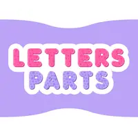 Letters Parts لعبة تعليمية مجانية لتعلم الحروف للأطفال - العب الآن