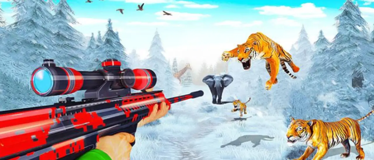 Lion Hunter King - Jeu de tir offline gratuit
