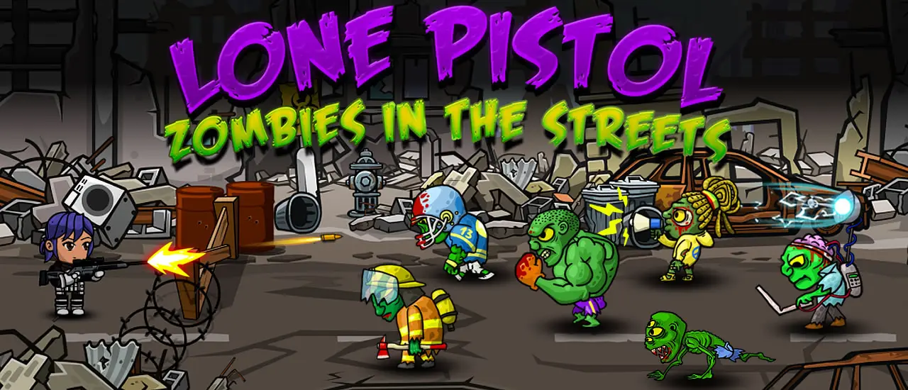 Lone Pistol: Jogo de Tiro com Zumbis na Rua - Jogar Grátis