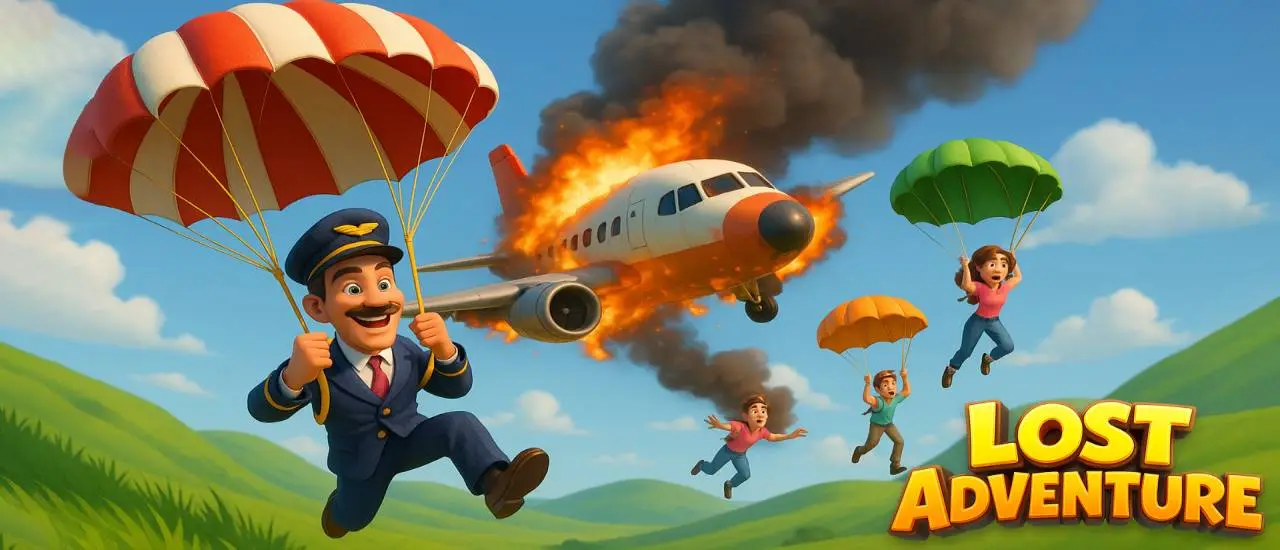 Lost Adventure: Jogo de Sobrevivência e Quebra-Cabeças para Jogar Online