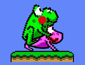 Loving Toads - Jogue jogo divertido de sapos retrô online grátis