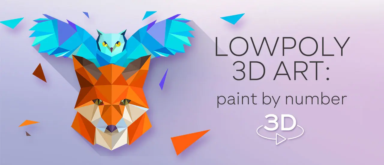LowPoly 3D Art - Free Puzzle Game for Brain Training & Creativity