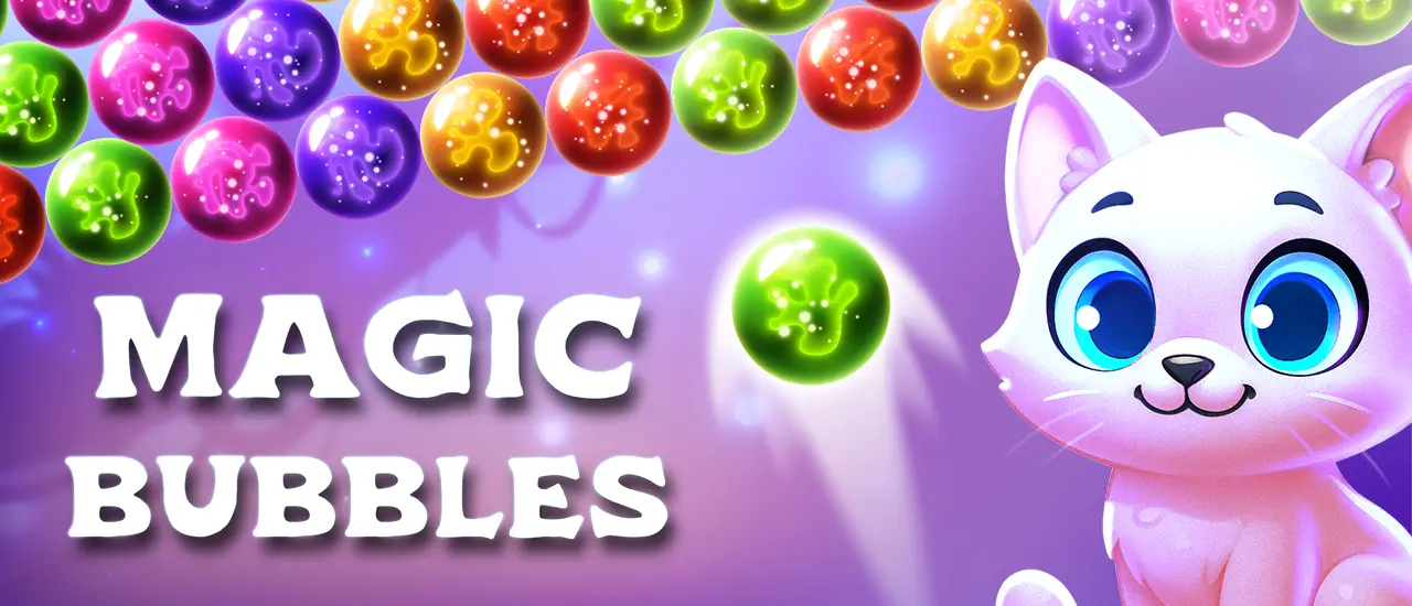 Magic Bubbles لعبة أونلاين مجانية لإطلاق الفقاعات - استمتع باللعب السريع والمكافآت