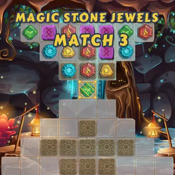 Magic Stone Jewels Match 3 - Ücretsiz Oyna ve Bulmaca Eğlencesi