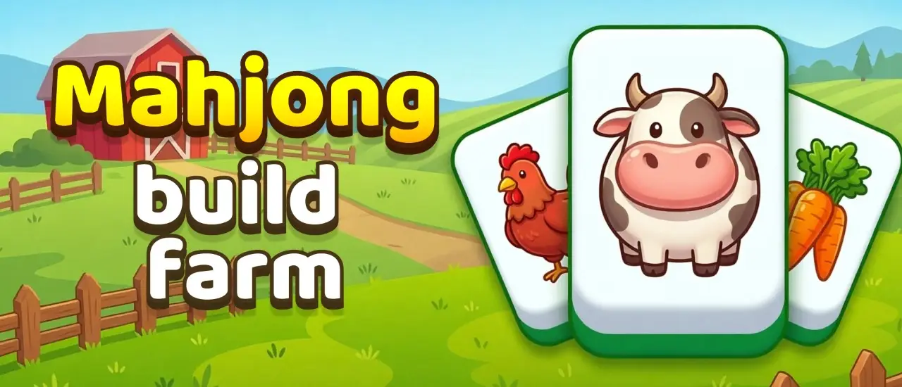 Mahjong Build Farm - Jeu de Match-3 relaxant et amusant