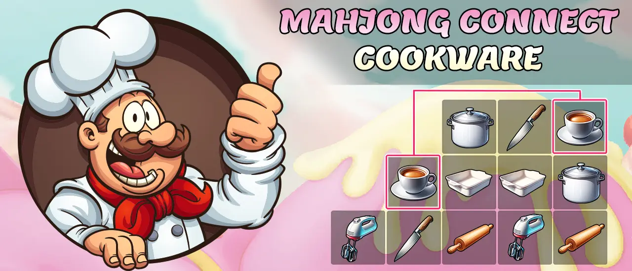 Mahjong Connect Cookware - Jeu en ligne gratuit