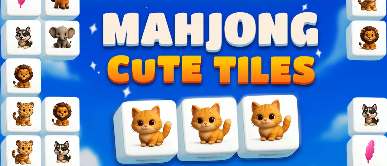 Mahjong Cute Tiles - Jouer en ligne gratuitement