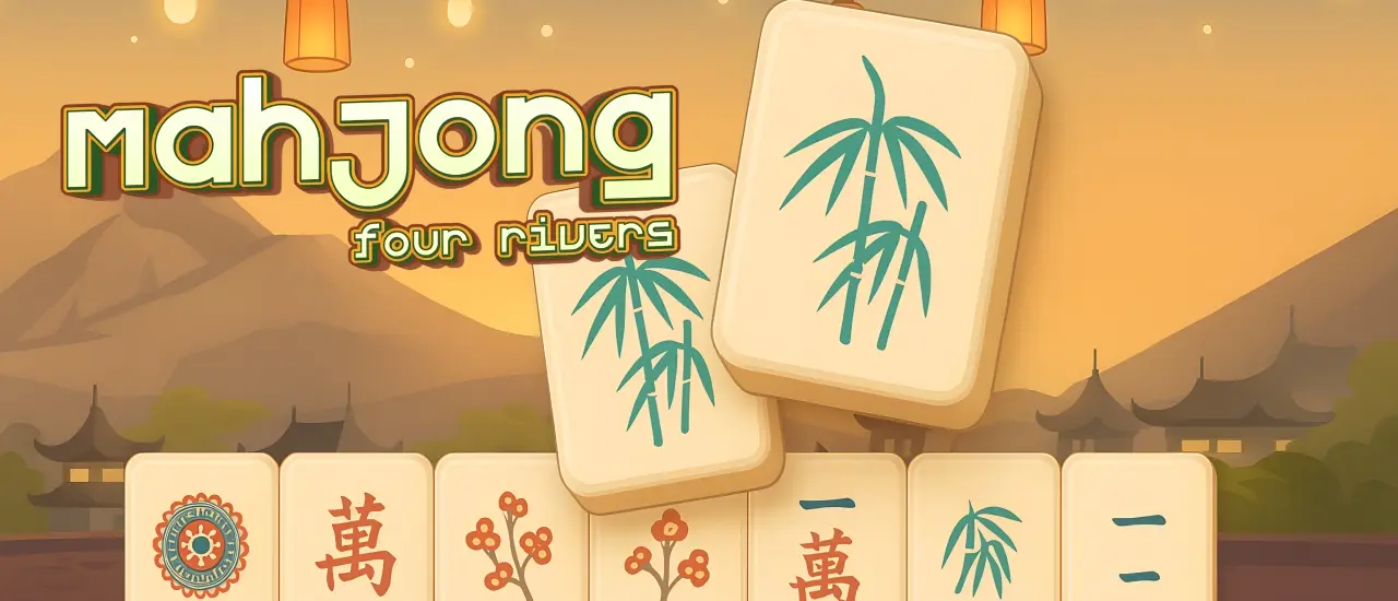 Mahjong Four Rivers kostenlos online spielen – Puzzle & Mahjong Spiel