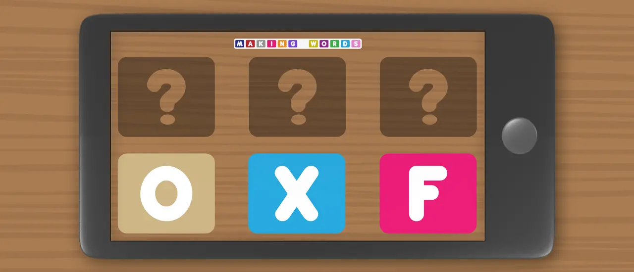 Making Words - Juego educativo para aprender a jugar y formar palabras
