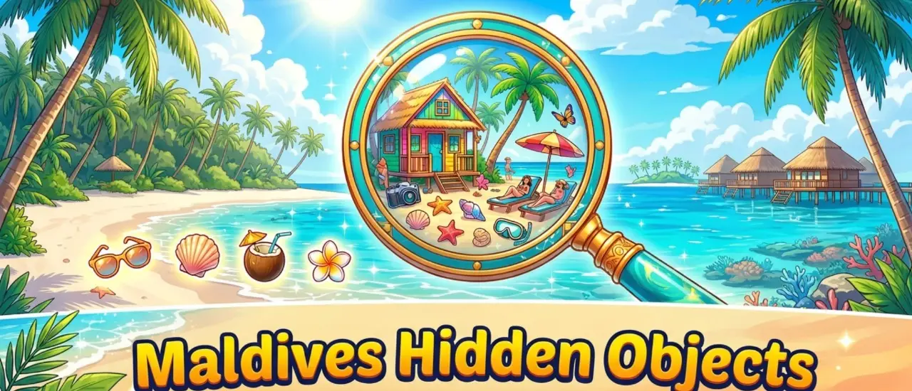 Maldives Hidden Objects - Relaxing Puzzle Game to Play Online