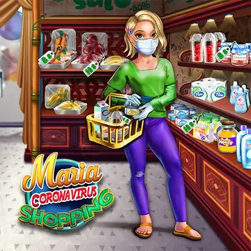 Maria Coronavirus Alışverişi Oyna - Eğlenceli Dress-up Oyunu
