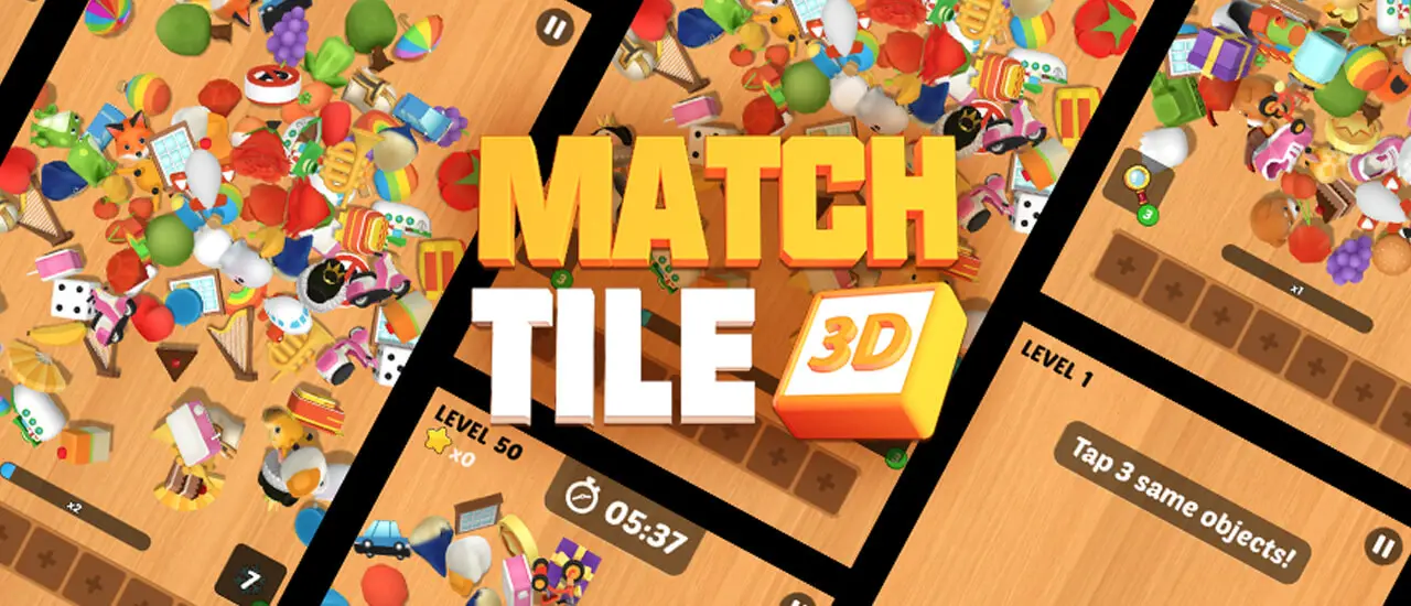 Match Tile 3D - Free Puzzle Match Game to Play Online