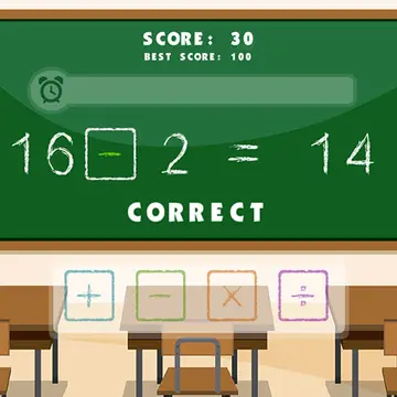 Math Signs Game - Juego educativo para aprender matemáticas y jugar en línea gratis