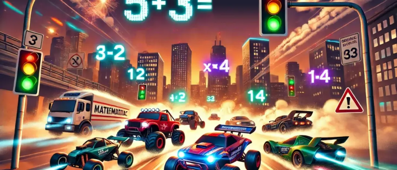 数学レース - オンラインで遊べる教育レースゲーム