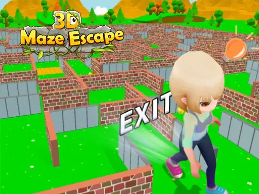 Maze Escape 3D - Free Online Maze Puzzle Game for Boys
