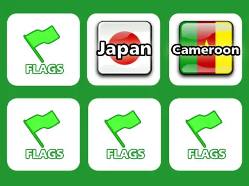Memory mit Flaggen – Kostenloses Puzzlespiel online spielen