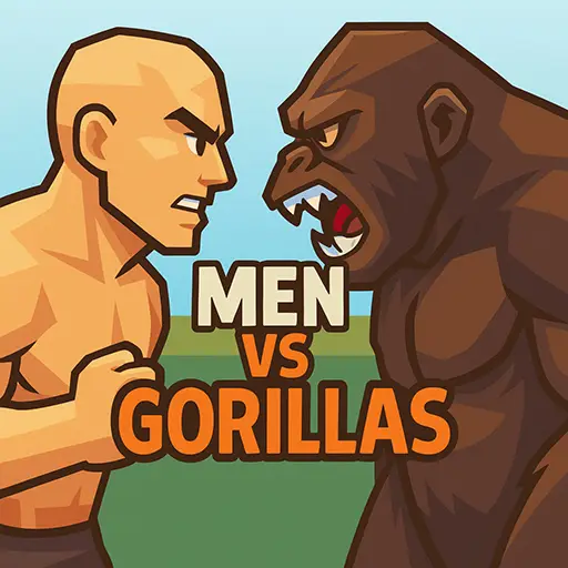 Men Vs Gorillas - Jeu de Combat Évolution Gratuit