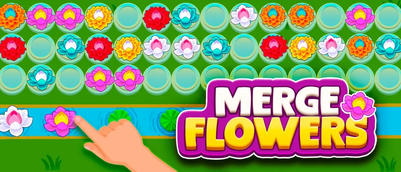 Merge Flowers – Kostenloses Puzzle Spiel zum Spielen & Entdecken