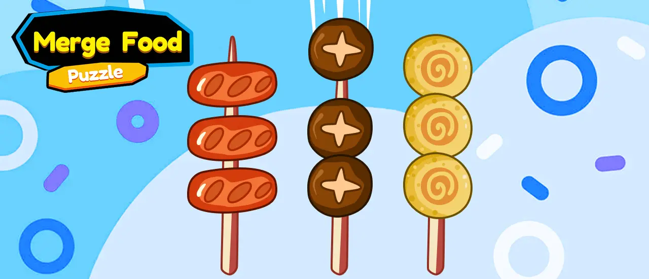لعب لعبة Merge Food Puzzle - لعبة ألغاز المطبخ الممتعة
