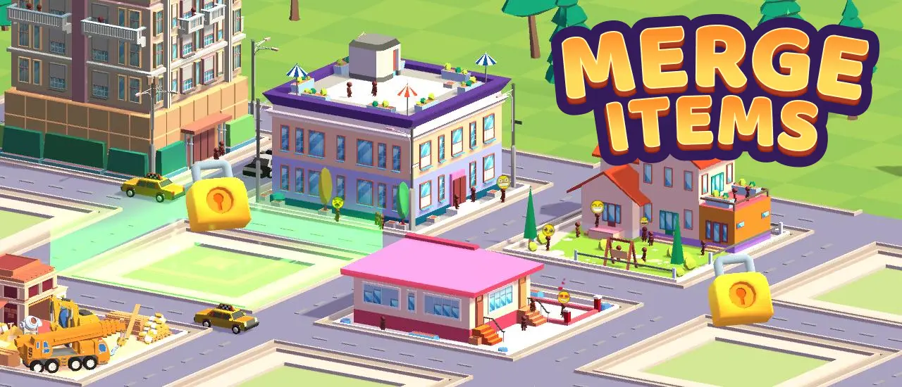 Merge Items - Juego de combinar objetos y construir tu ciudad gratis