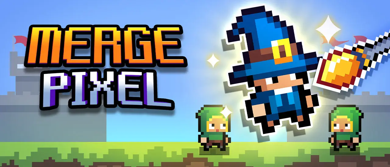 Merge Pixel – Kostenloses Puzzlespiel zum Zusammenfügen von Pixel-Charakteren