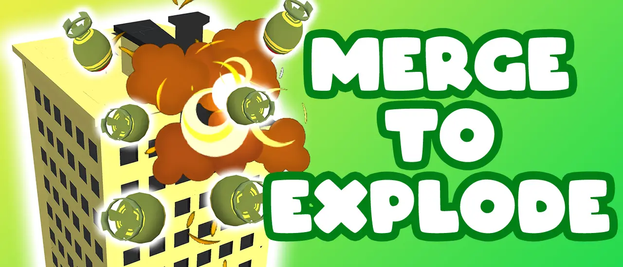 Merge To Explode - Juego de fusionar cohetes y destruir edificios gratis