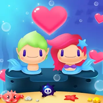 Mermaid My Valentine Crush - Jogo de Plataforma e Quebra-Cabeça Grátis