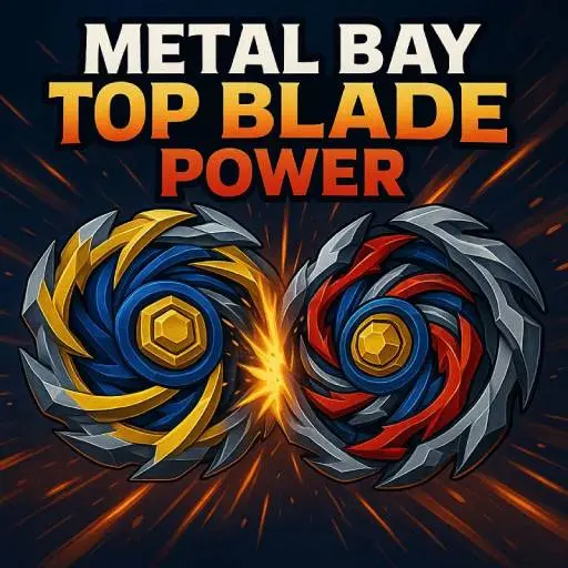 Metal Bay Top Blade Power - Jogo de Ação com Spinning Blade