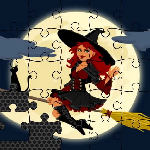 Midnight Witches ジグソーパズル 無料で遊べるオンラインゲーム
