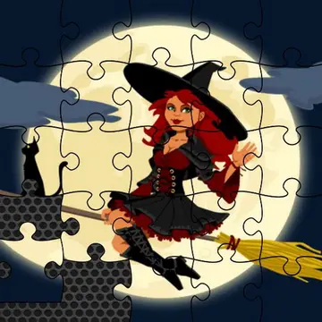 Midnight Witches ジグソーパズル 無料で遊べるオンラインゲーム