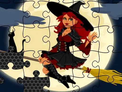 Midnight Witches ジグソーパズル 無料で遊べるオンラインゲーム