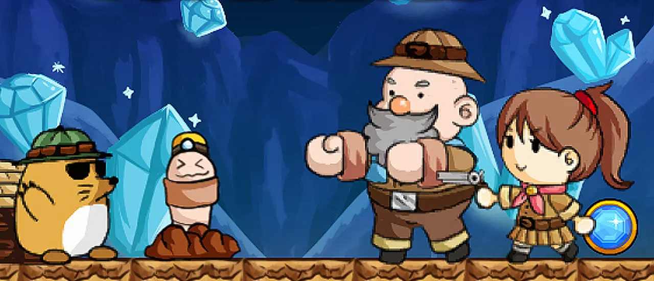 Miners Adventure - Kostenloses Abenteuerspiel zum Spielen online