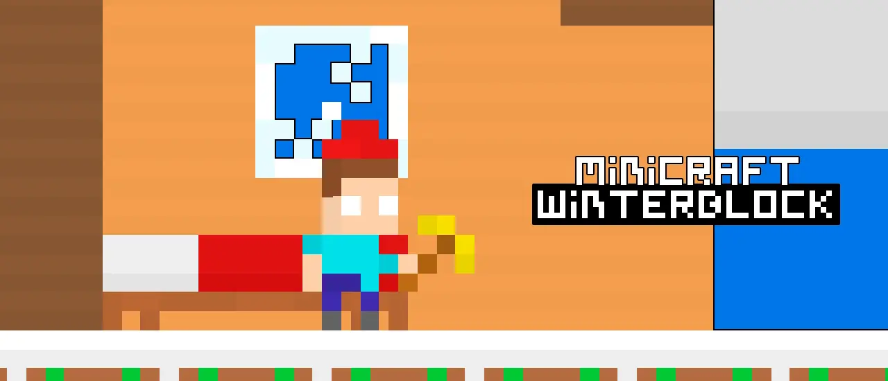 Minicraft Winterblock لعبة مغامرة وتسلل مجانية للعب عبر الإنترنت