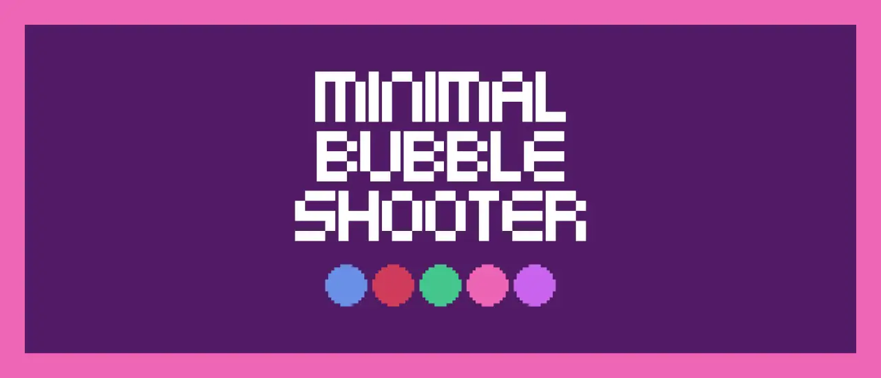 Minimal Bubble Shooter - Jouez au jeu de tir à bulles gratuit en ligne